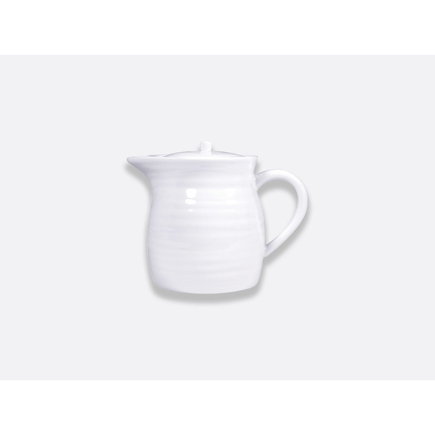 Bernardaud Hot beverage server 20 oz, Limoges porcelain, Origine collection, detail view