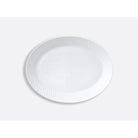 Bernardaud Oval platter 13" Twist, Limoges porcelain, on a white background