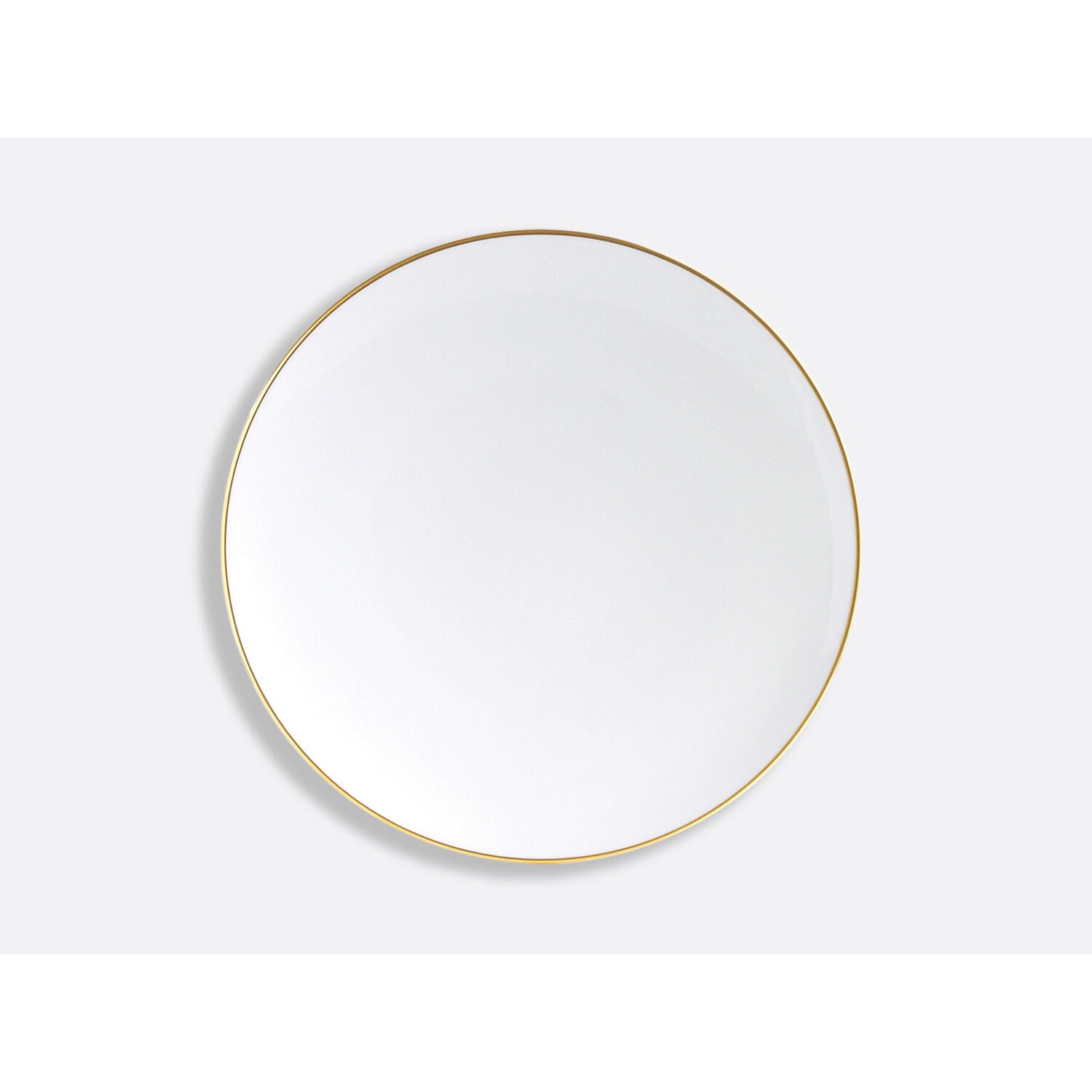 Bernardaud Coupe dinner plate 10.6", Limoges porcelain, Palmyre collection, on a white background