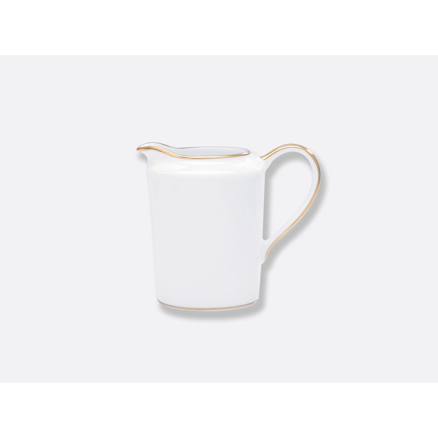 Bernardaud Creamer 12 cups, Limoges porcelain, Palmyre collection, on a white background