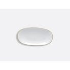 Bernardaud Relish dish 9" x 5", Limoges porcelain, Palmyre collection, on a white background