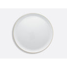 Bernardaud Round tart platter 13", Limoges porcelain, Palmyre collection, on a white background