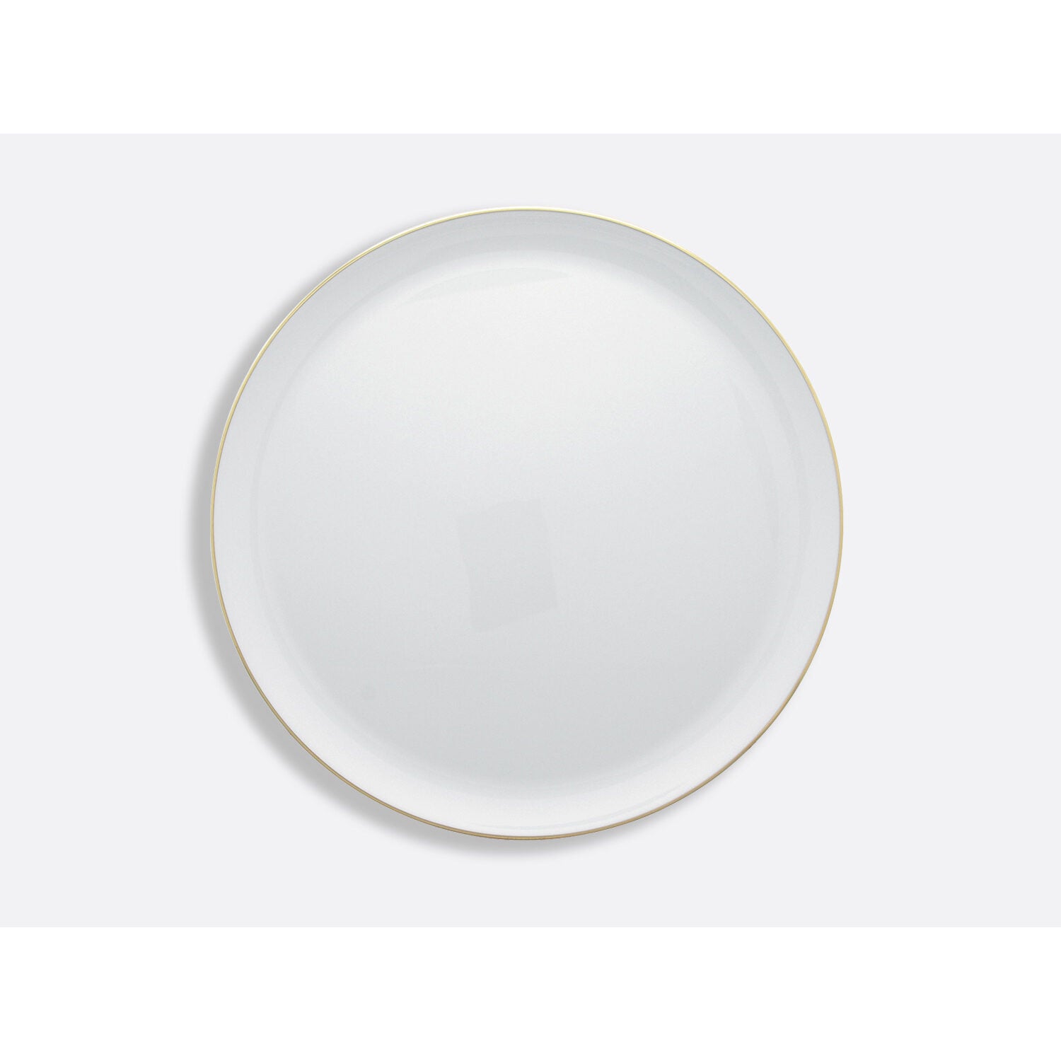Bernardaud Round tart platter 13", Limoges porcelain, Palmyre collection, on a white background