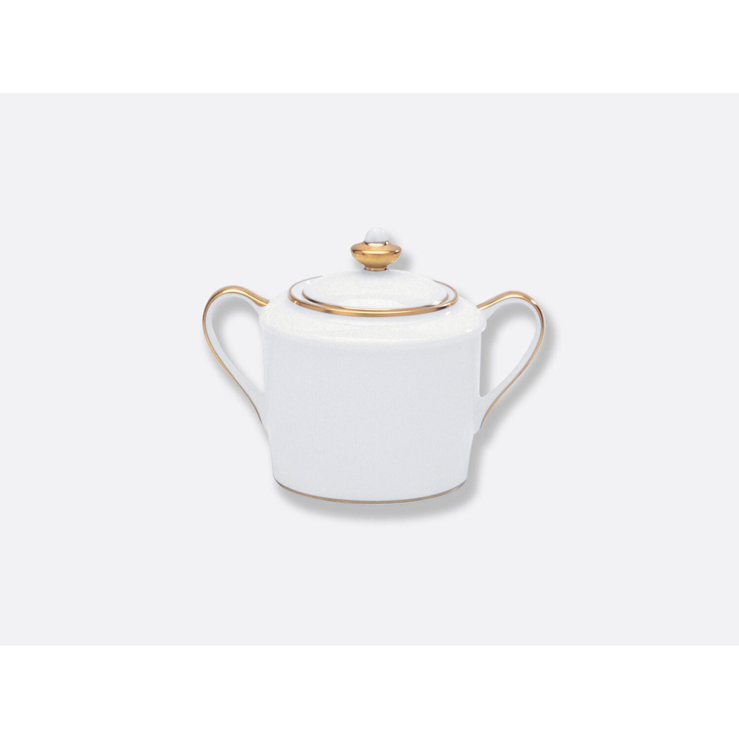 Bernardaud Sugar bowl 6 cups 6.8 oz, Limoges porcelain, Palmyre collection, on a white background