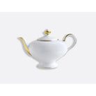 Bernardaud Teapot 25.5 oz, Limoges porcelain, Palmyre collection, on a white background