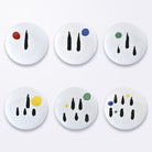 Bernardaud Tableware set for twelve (100 numbered pieces), Limoges porcelain, Parler Seul - Joan Miró collection, detail view