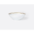 Bernardaud Cereal bowl 10 oz, Limoges porcelain, Pompadour collection, on a white background