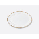 Bernardaud Oval platter 13", Limoges porcelain, Pompadour collection, on a white background