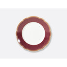 Bernardaud Salad plate Grenat 8.5" in Garnet, Limoges porcelain, Pompadour collection, on a white background