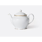 Bernardaud Tea pot 34 oz, Limoges porcelain, Pompadour collection, on a white background