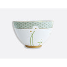 Bernardaud Deep salad bowl 140 oz 10.5", Limoges porcelain, Praiana collection, detail view