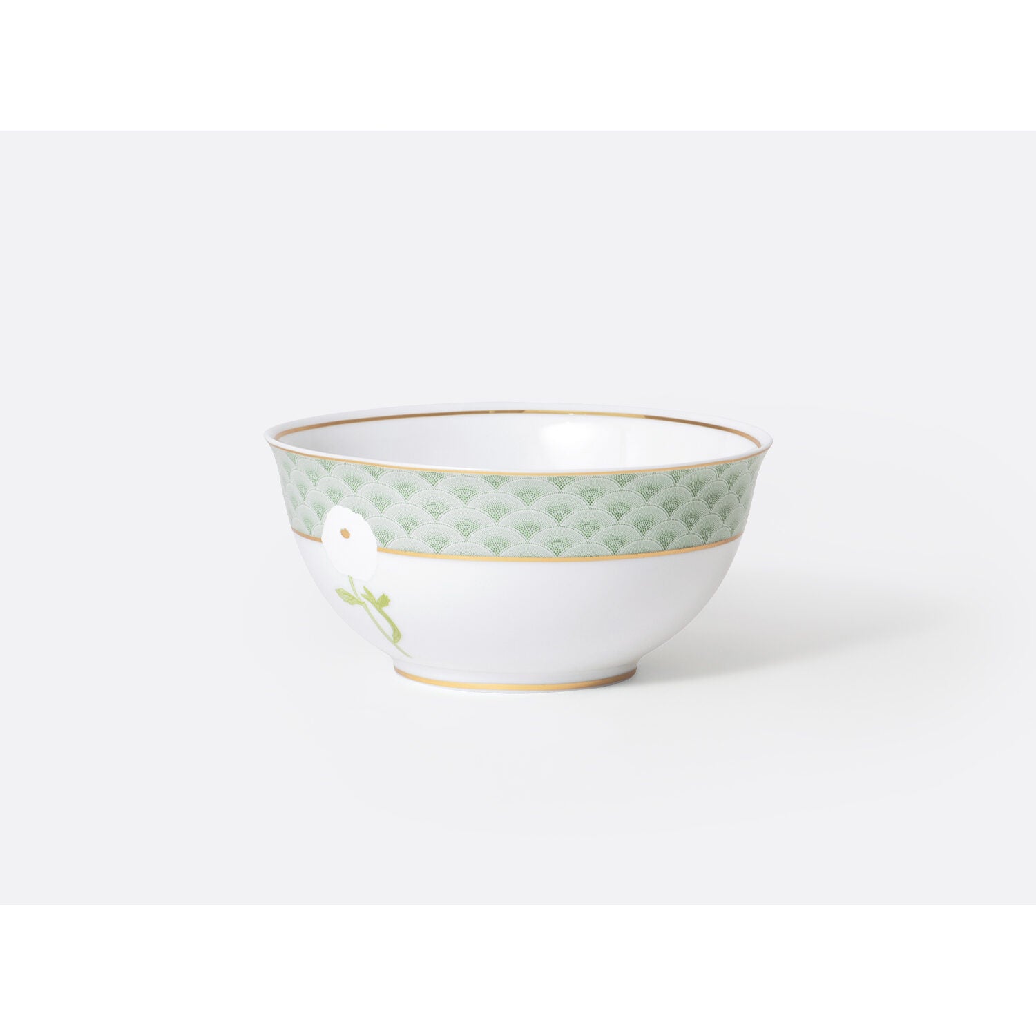 Bernardaud Noodle bowl 17 oz, Limoges porcelain, Praiana collection, on a white background