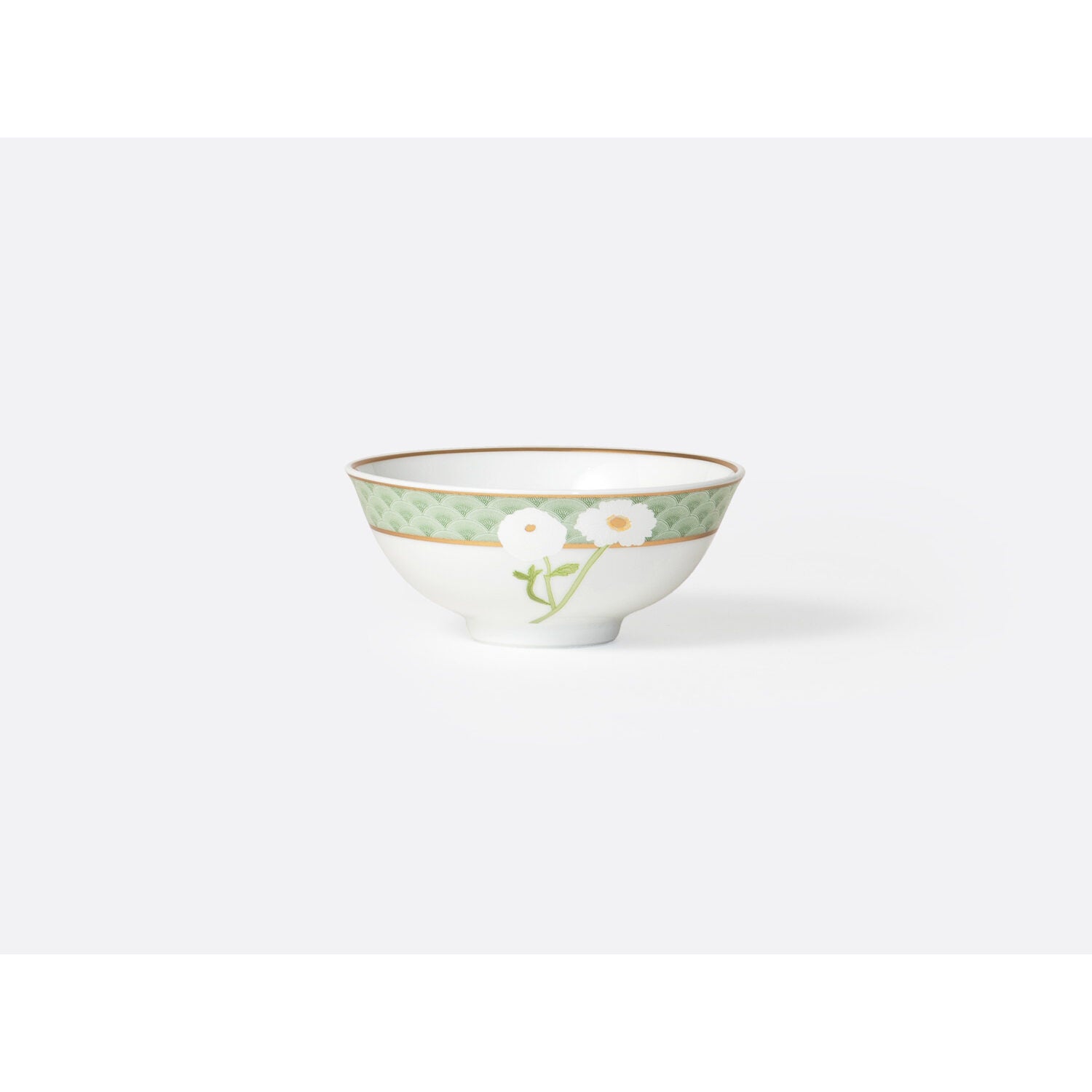 Bernardaud Rice bowl 5 oz, Limoges porcelain, Praiana collection, on a white background