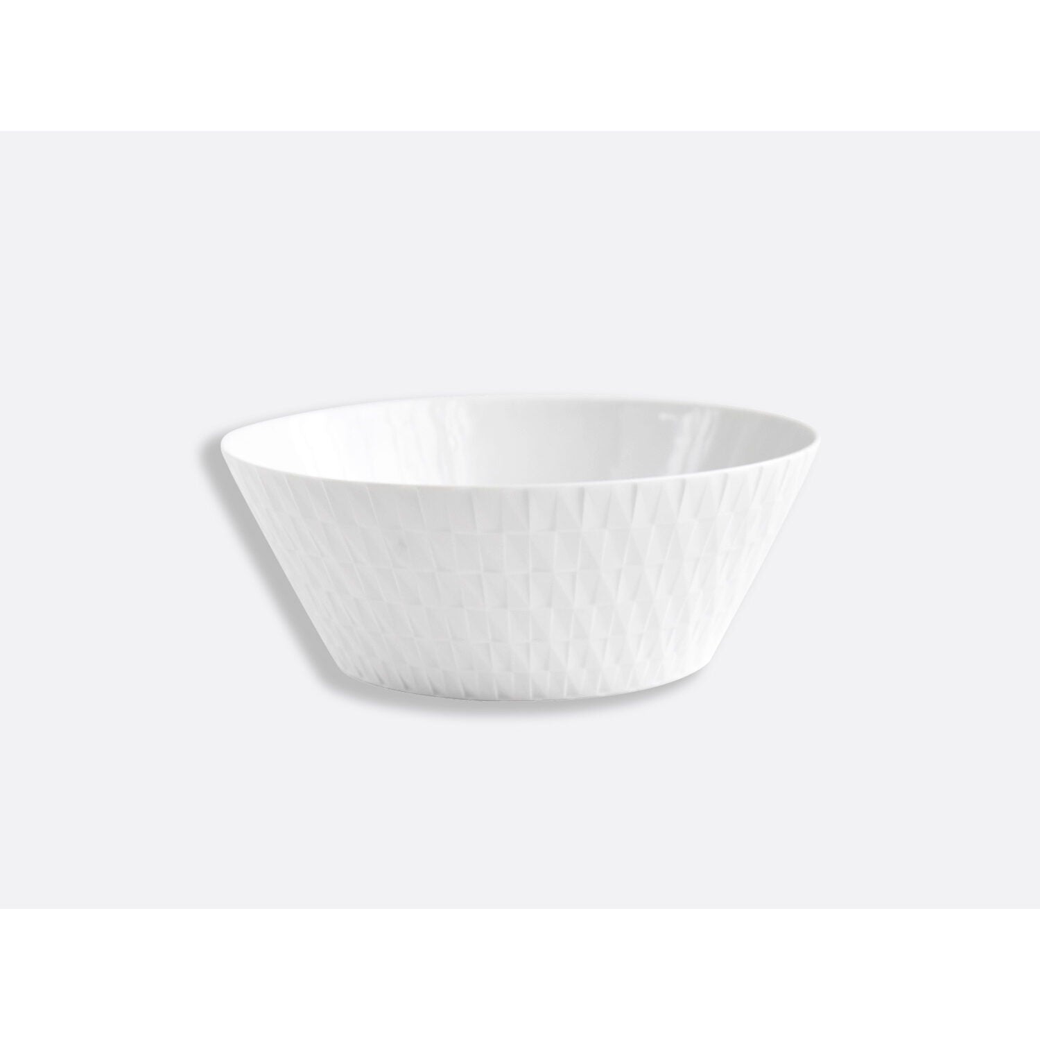 Bernardaud Salad bowl 9.5" Twist, Limoges porcelain, on a white background