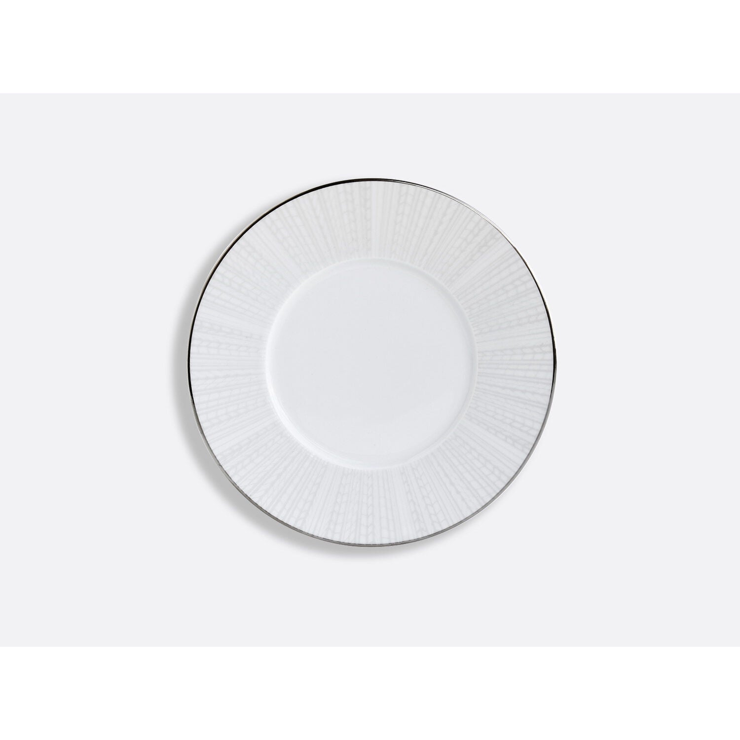 Bernardaud Bread and butter plate 6.5", Limoges porcelain, Silva collection, on a white background