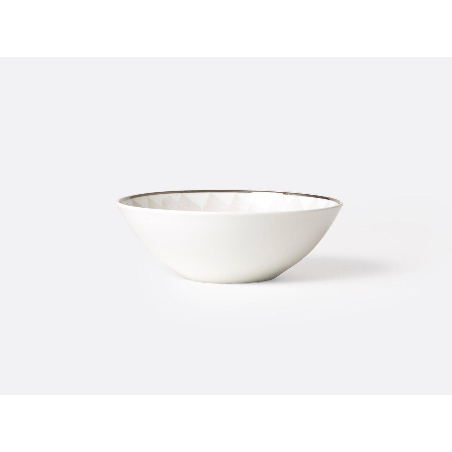 Bernardaud Cereal bowl 10 oz, Limoges porcelain, Silva collection, on a white background