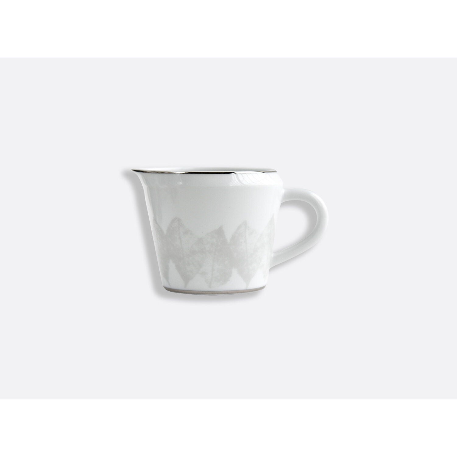 Bernardaud Creamer 8.5 oz, Limoges porcelain, Silva collection, on a white background