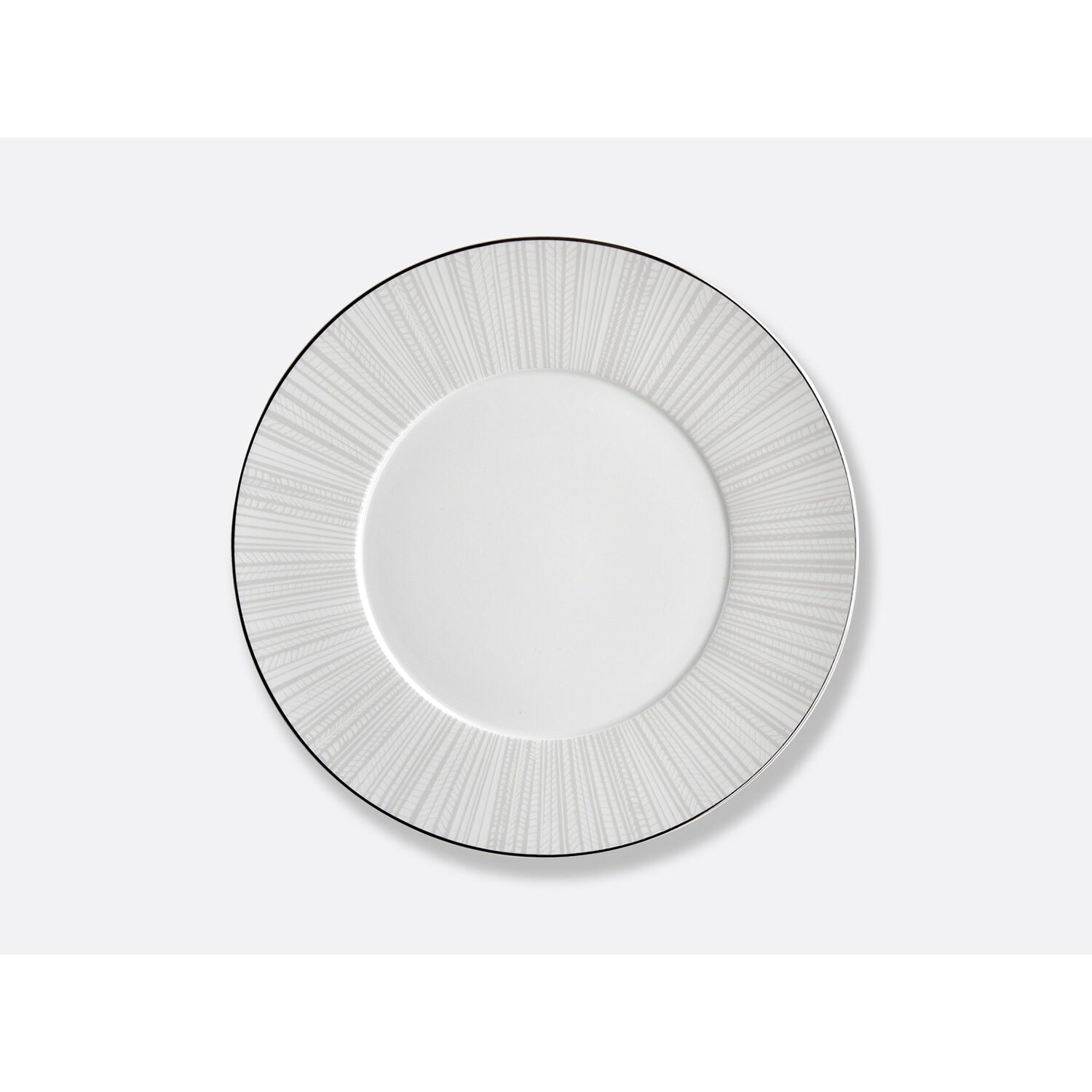 Bernardaud Dinner plate 10.5", Limoges porcelain, Silva collection, on a white background