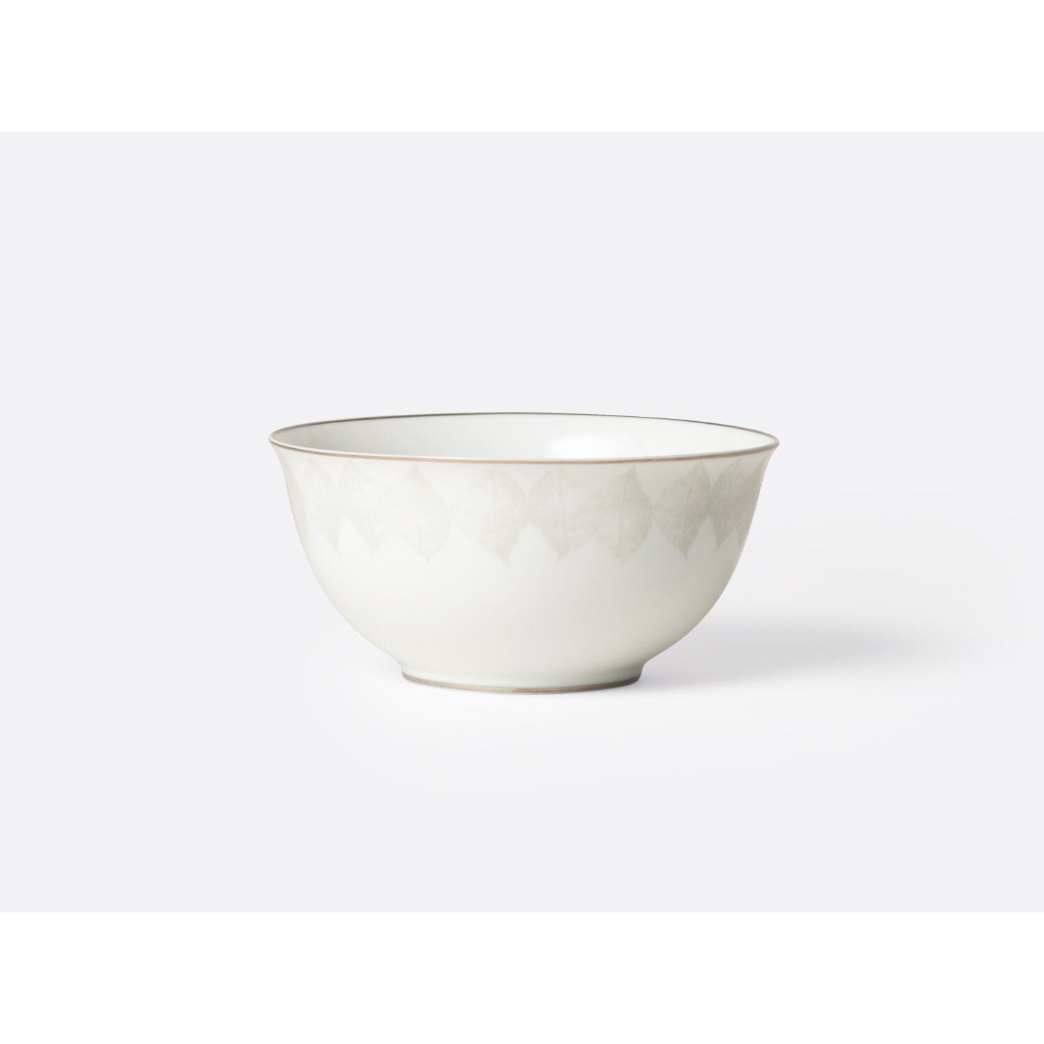 Bernardaud Noodle bowl 17 oz, Limoges porcelain, Silva collection, on a white background