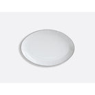 Bernardaud Oval platter 13", Limoges porcelain, Silva collection, on a white background