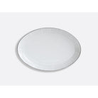 Bernardaud Oval platter 15", Limoges porcelain, Silva collection, on a white background