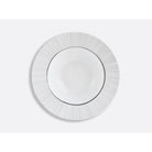 Bernardaud Rim soup plate 9", Limoges porcelain, Silva collection, on a white background