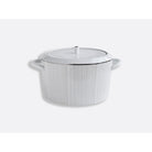 Bernardaud Soup tureen 68 oz, Limoges porcelain, Silva collection, on a white background