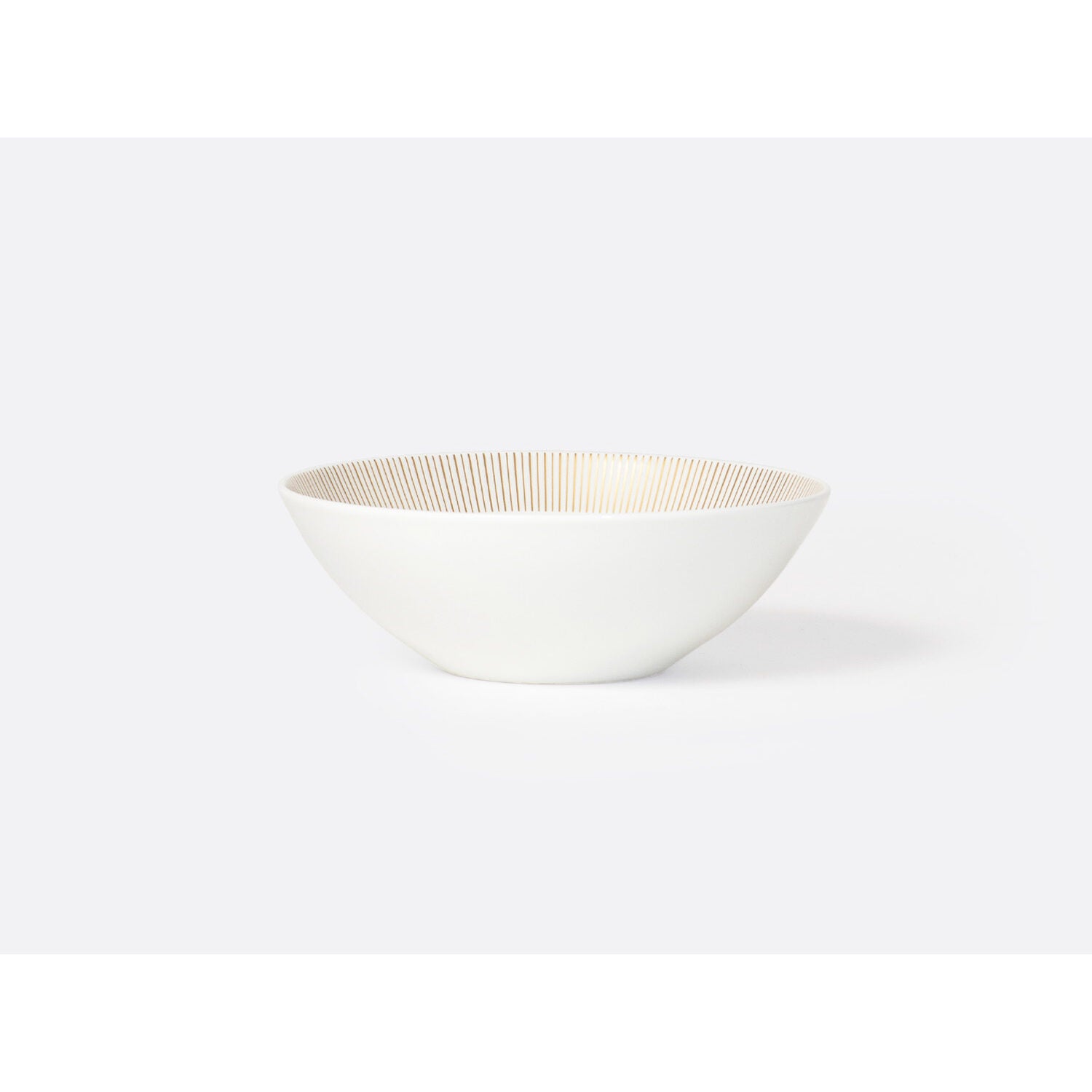 Bernardaud Cereal bowl 10 oz, Limoges porcelain, Sol collection, on a white background