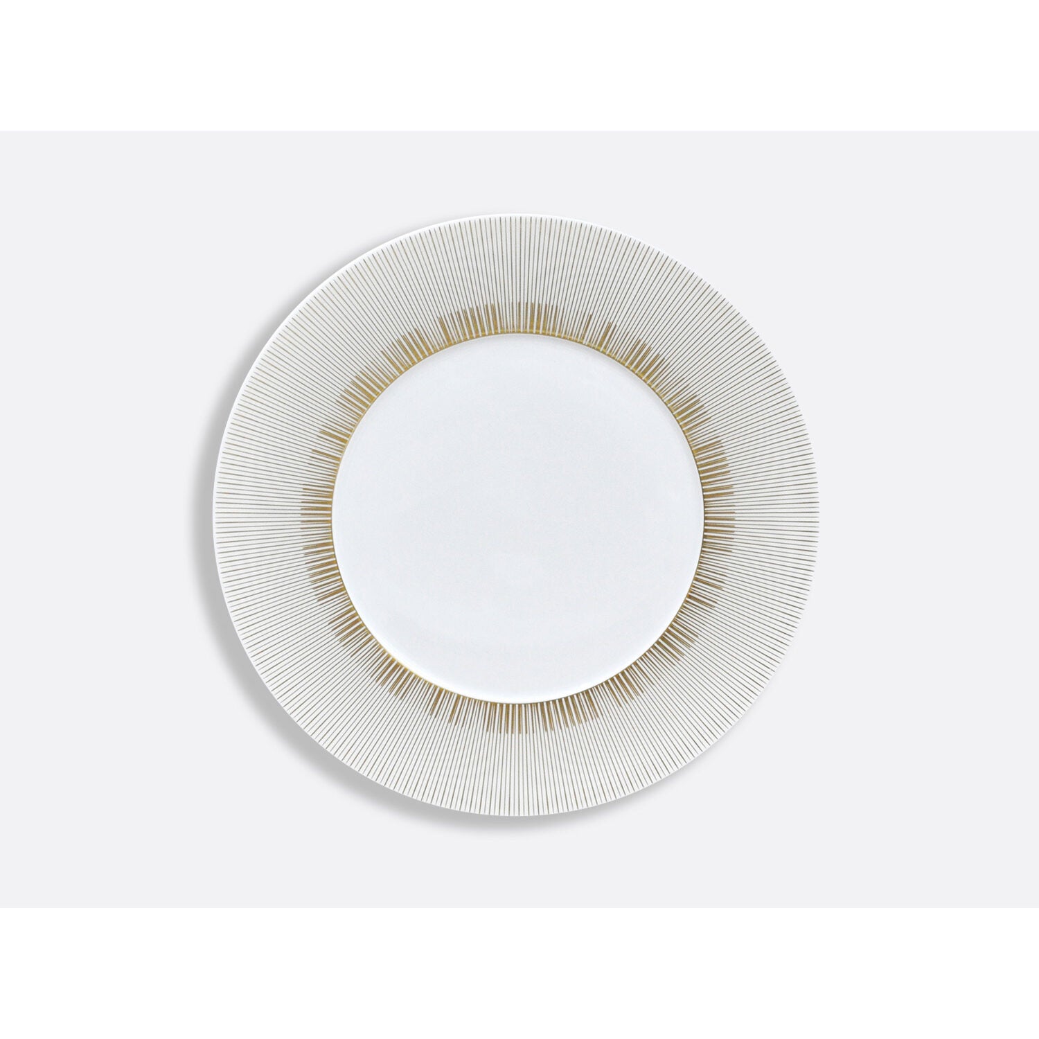 Bernardaud Dinner plate 10.6", Limoges porcelain, Sol collection, on a white background