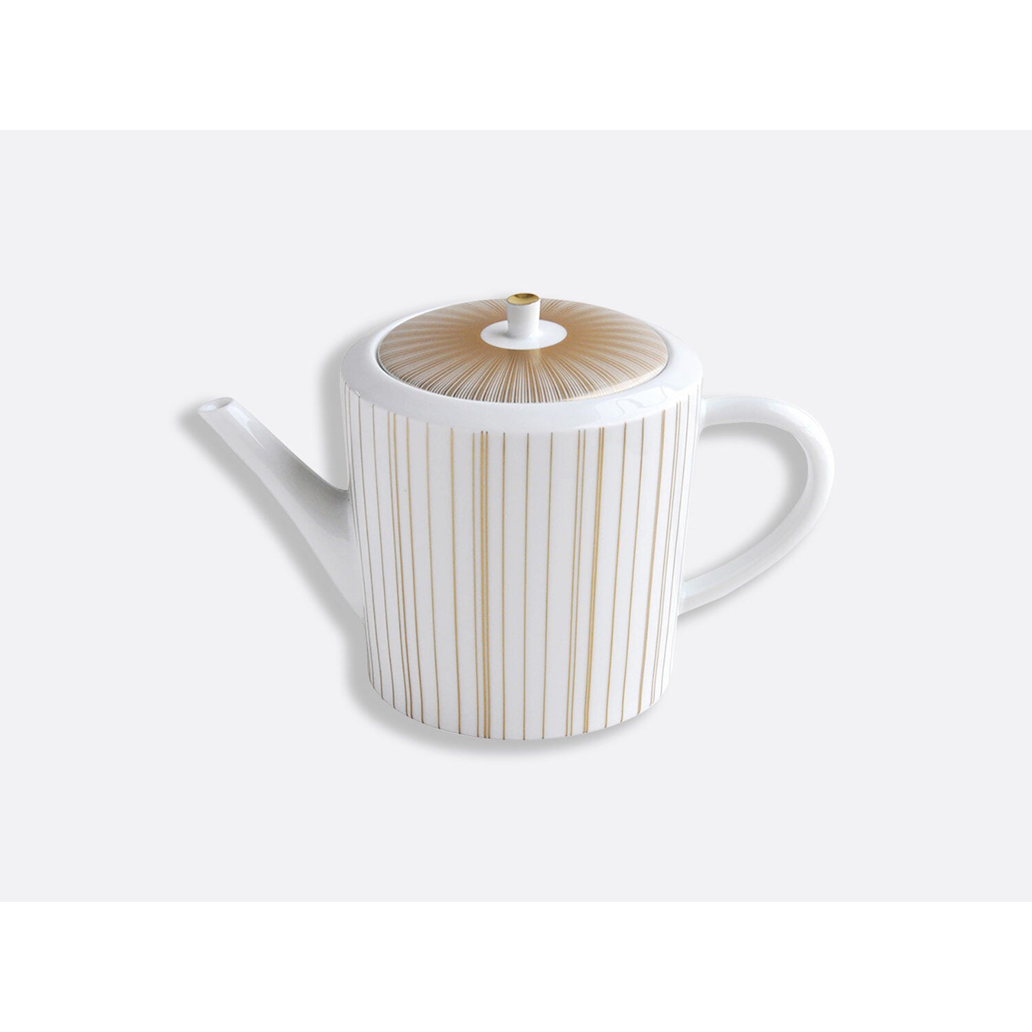 Bernardaud Hot beverage server H. 5.9", Limoges porcelain, Sol collection, on a white background