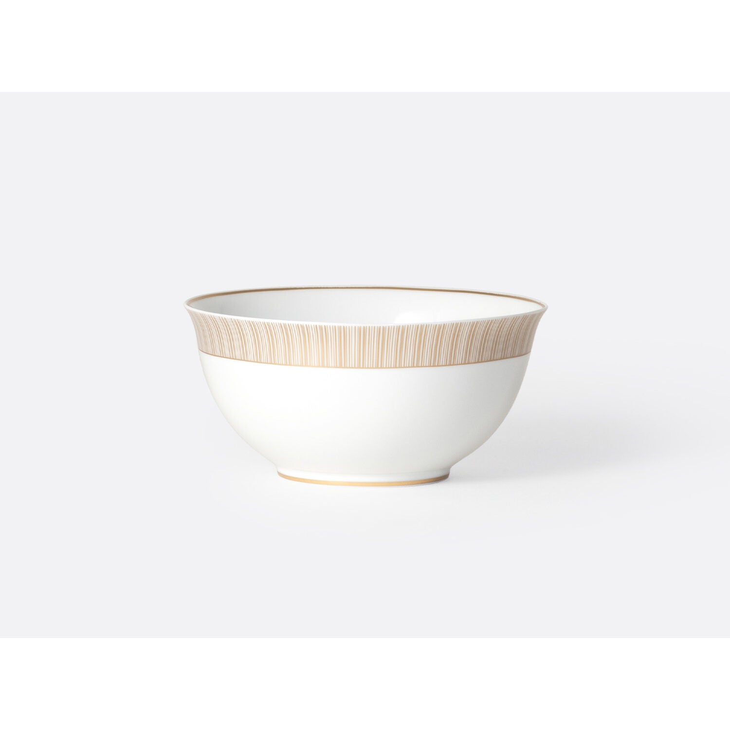 Bernardaud Noodle bowl 17 oz, Limoges porcelain, Sol collection, on a white background