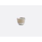 Bernardaud Oriental espresso cup 1.7 oz, Limoges porcelain, Sol collection, on a white background