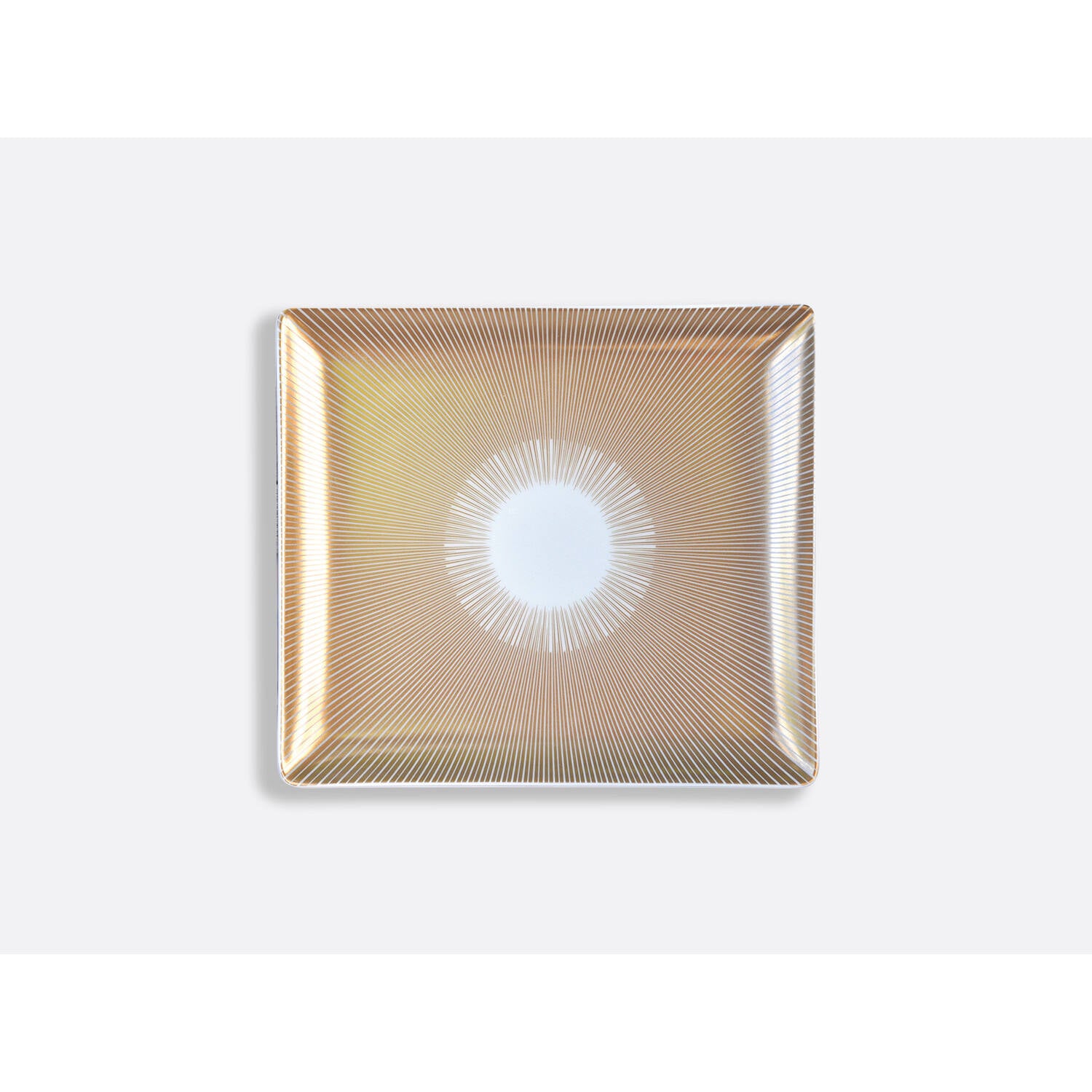 Bernardaud Rectangular tray 8.7" X 7.7", Limoges porcelain, Sol collection, on a white background