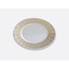 Bernardaud Relish dish 9" x 5", Limoges porcelain, Sol collection, on a white background