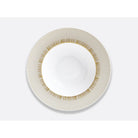 Bernardaud Rim soup 9", Limoges porcelain, Sol collection, on a white background