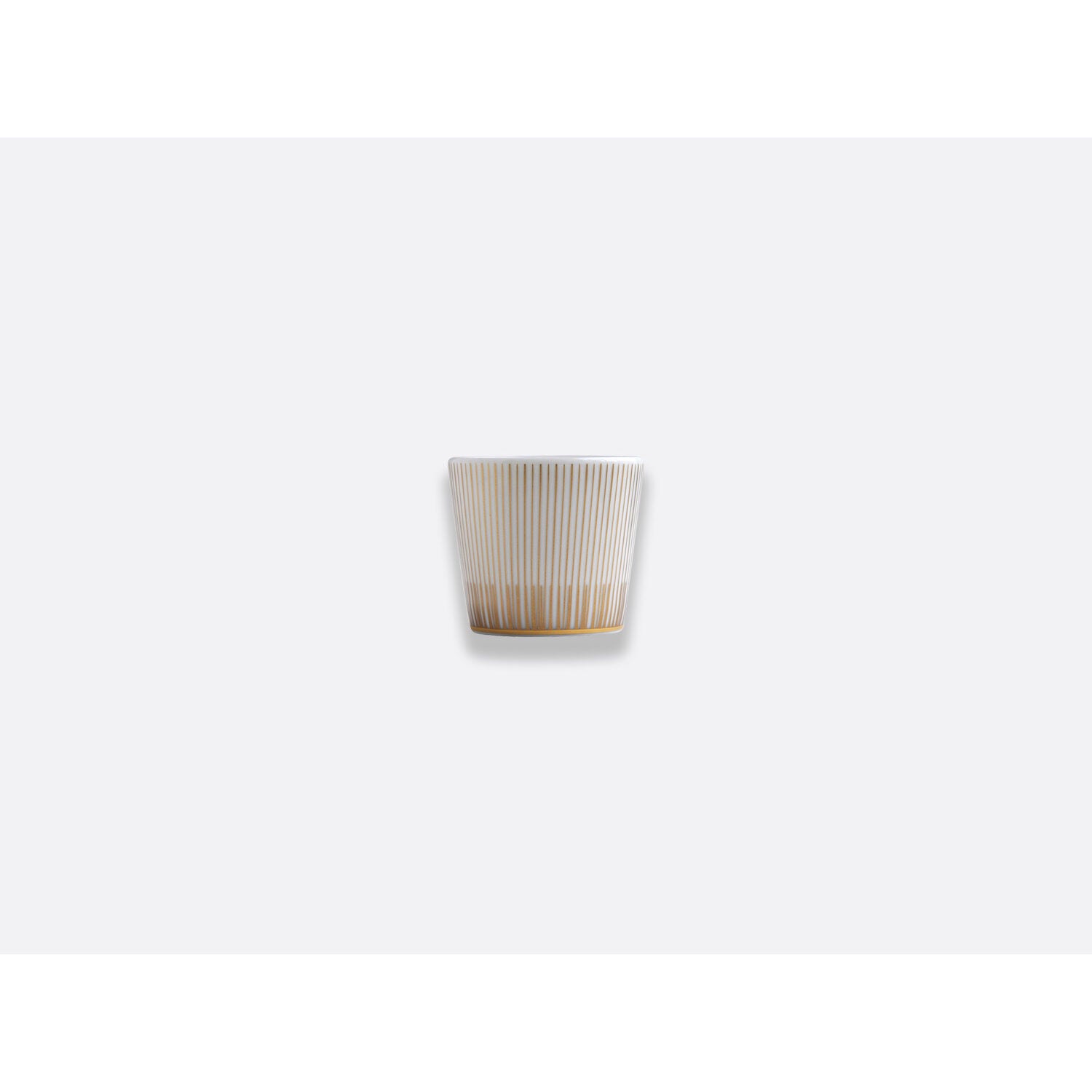 Bernardaud Small tumbler 2 oz 2.4", Limoges porcelain, Sol collection, on a white background