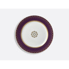 Bernardaud Gift box set of 4 assorted salad plates 8.3", Limoges porcelain, Soleil Levant collection, detail view