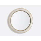 Bernardaud Round tart platter 13", Limoges porcelain, Soleil Levant collection, on a white background
