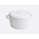 Bernardaud Soup tureen 68 oz Twist, Limoges porcelain, on a white background