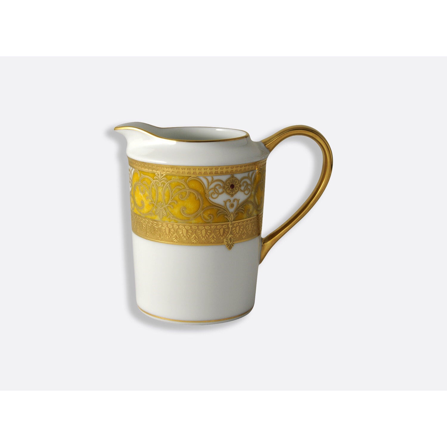 Bernardaud Creamer 12 cups, Limoges porcelain, Splendid collection, on a white background