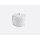 Bernardaud Sugar bowl 5 oz Twist, Limoges porcelain, on a white background