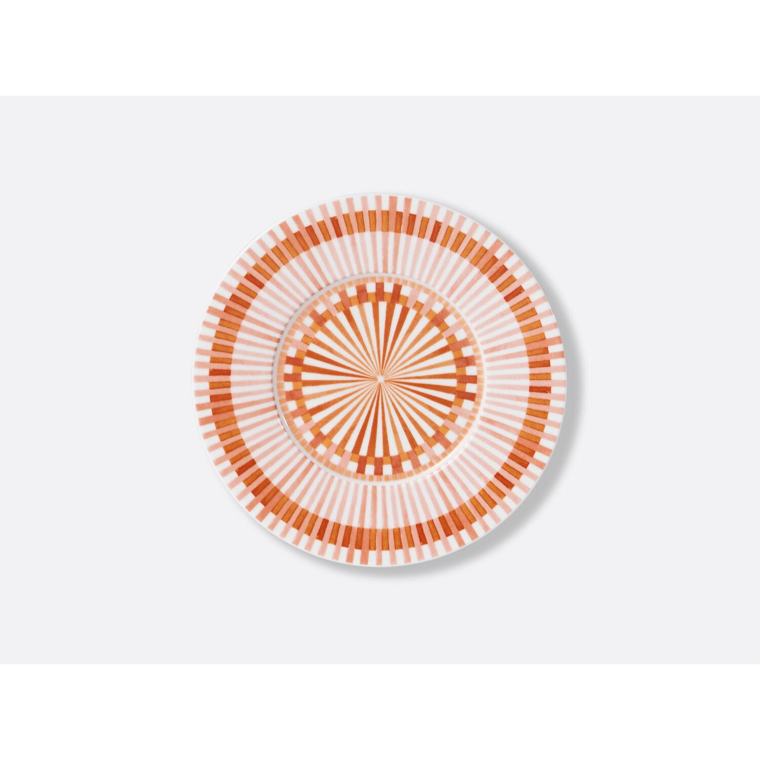 Bernardaud Bread and butter plate 6.3", Limoges porcelain, Terra Rosa collection, on a white background