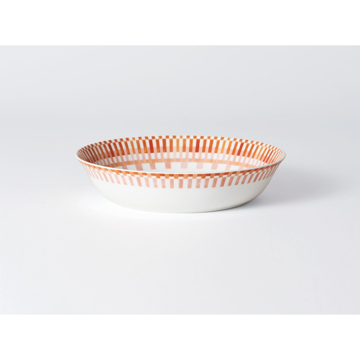 Bernardaud Open vegetable dish 9.5", Limoges porcelain, Terra Rosa collection, detail view