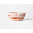 Bernardaud Salad bowl 9.5", Limoges porcelain, Terra Rosa collection, detail view