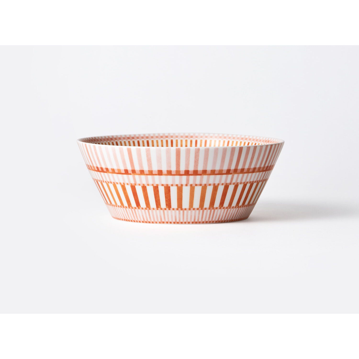 Bernardaud Salad bowl 9.5", Limoges porcelain, Terra Rosa collection, detail view