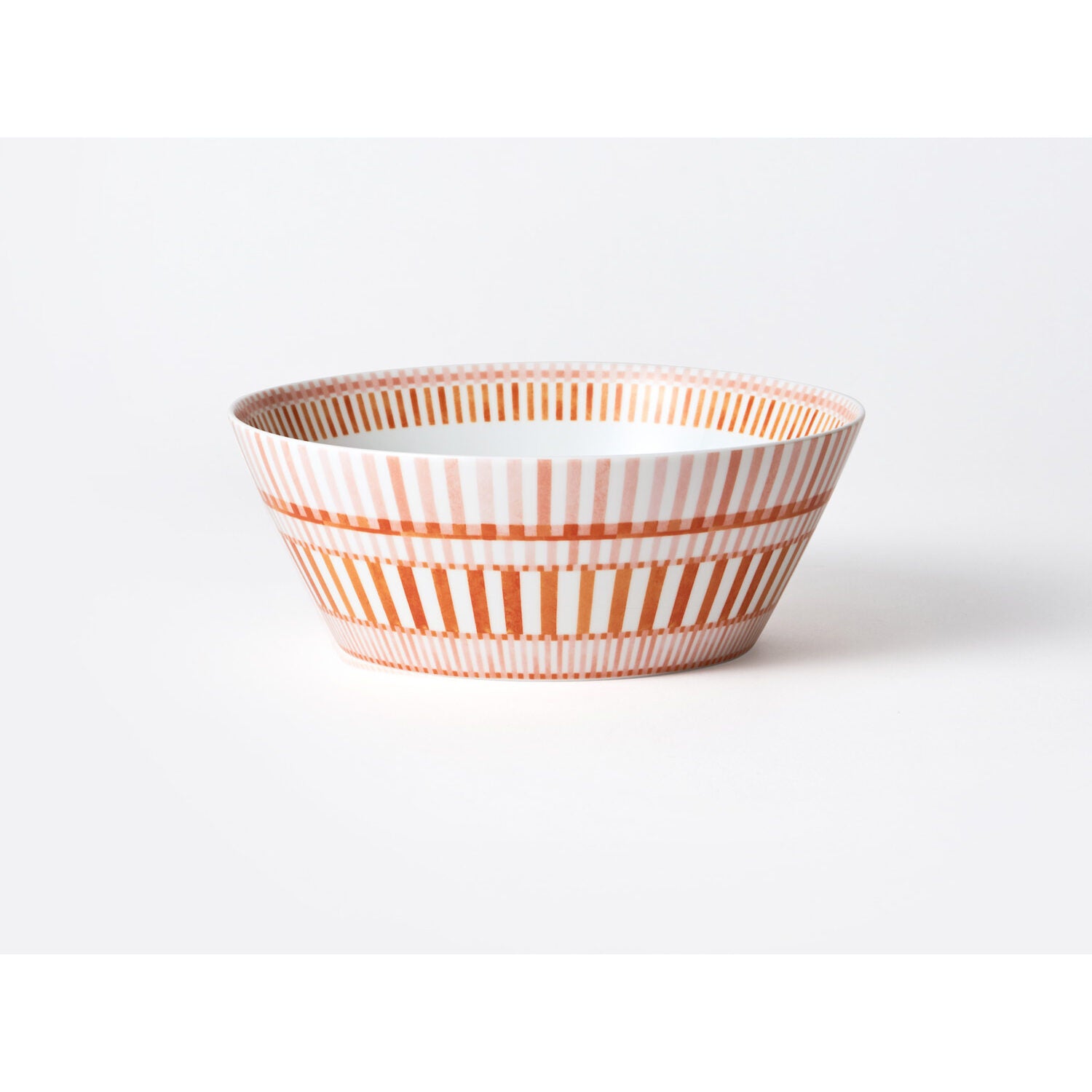 Bernardaud Salad bowl 9.5", Limoges porcelain, Terra Rosa collection, on a white background