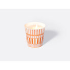 Bernardaud Tumbler 3.5" + candle home fragrance 200 gr, Limoges porcelain, Terra Rosa collection, on a white background