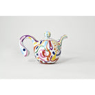 Bernardaud Teapot 68 oz, Limoges porcelain, Thé Dansant collection, detail view