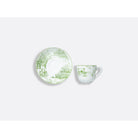 Bernardaud Moka cup and saucer gift box 2 oz, Limoges porcelain, Tout Paris collection, detail view
