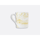 Bernardaud Mug Yellow 10 oz, Limoges porcelain, Tout Paris collection, detail view